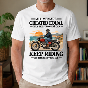 Only The Strongest Can Keep Riding In Their 70s - 4-TS2D-White