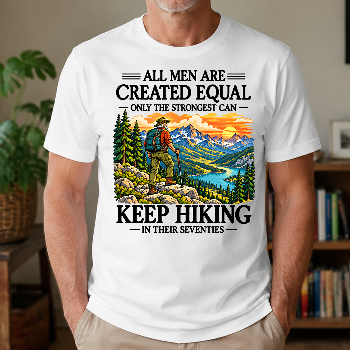Only The Strongest Can Keep Hiking In Their 70s - 4-TS2D-White