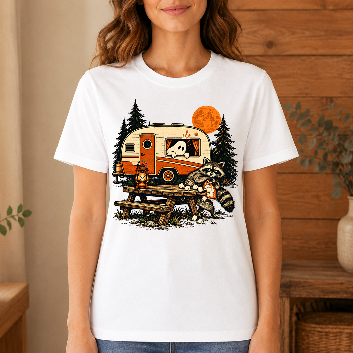 The Midnight Snack Bandit - 4-TS2D-White