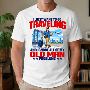 I Just Want To Go Traveling - 4-TS2D-White