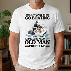 I Just Want To Go Boating - 4-TS2D-White