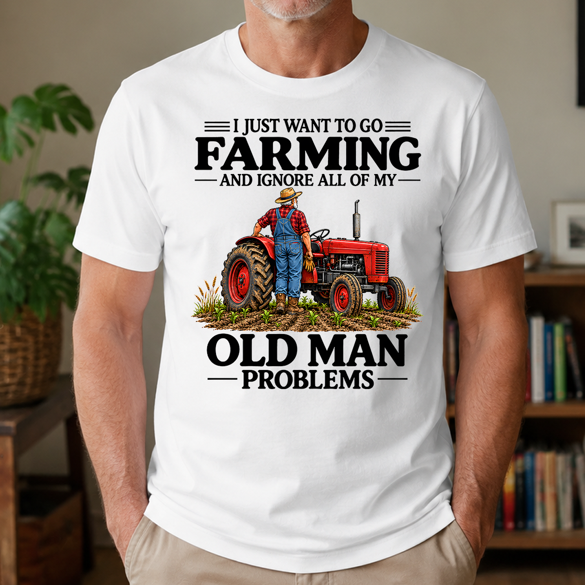 I Just Want To Go Golfing - 4-TS2D-White