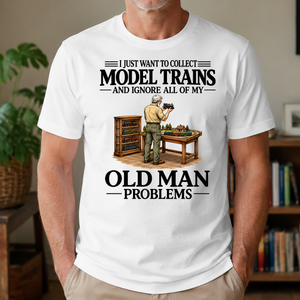 I Just Want To Collect Model Trains - 4-TS2D-White