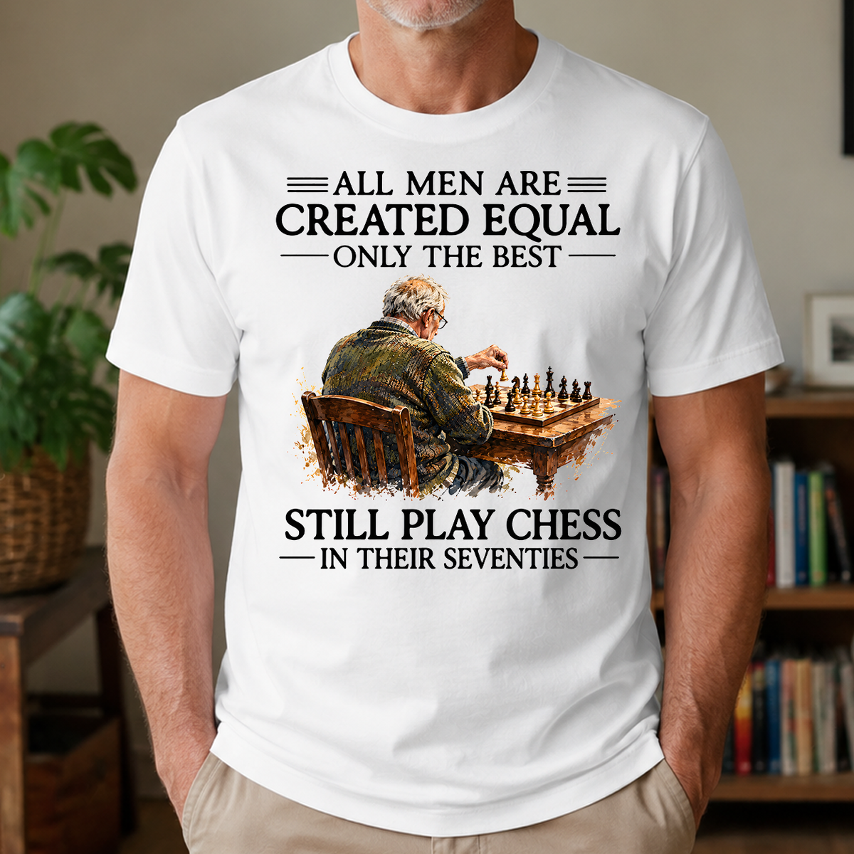Still Play Chess In 70s - 4-TS2D-White