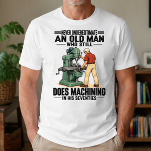 An Old Man Still Does Machining In His 70s - 4-TS2D-White