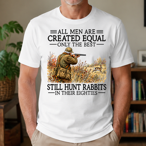 All Men Are Created Equal Rabbit Hunting 80s - 4-TS2D-White
