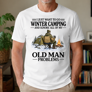 I Just Want To Winter Camping - 4-TS2D-White