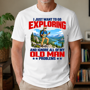 I Just Want To Go Exploring - 4-TS2D-White