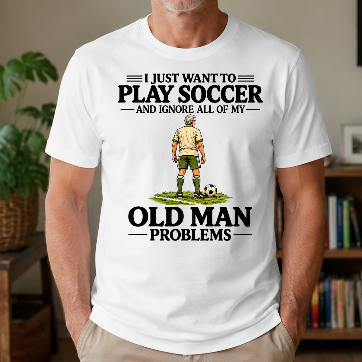 I Just Want To Play Soccer - 4-TS2D-White