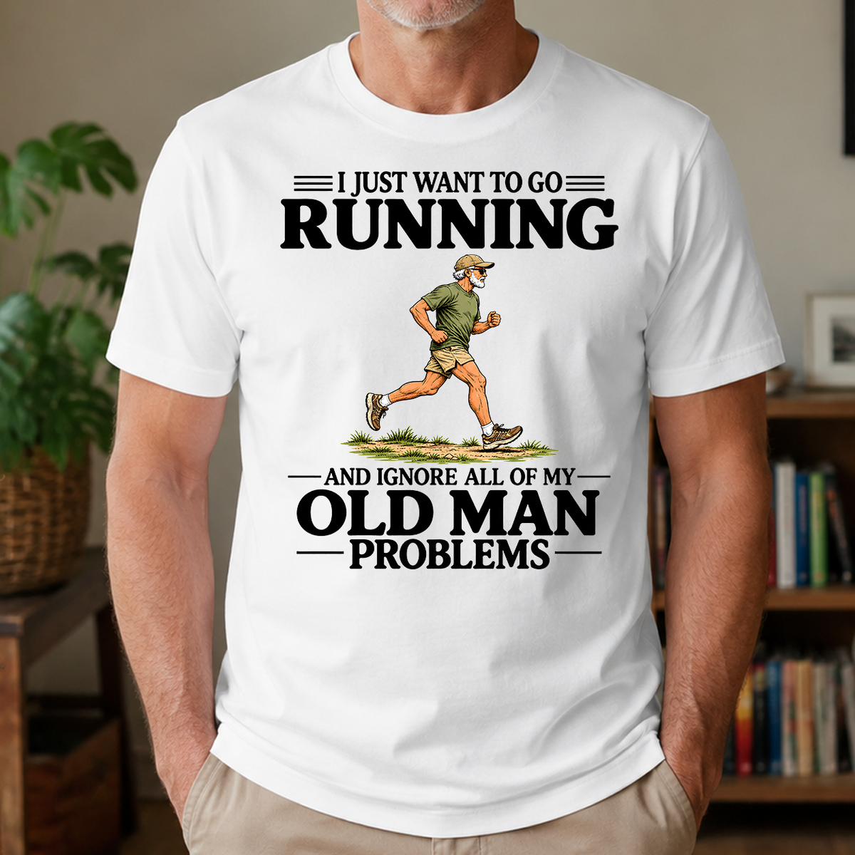 I Just Want To Go Running - 4-TS2D-White