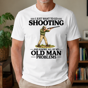 I Just Want To Go Shooting - 4-TS2D-White