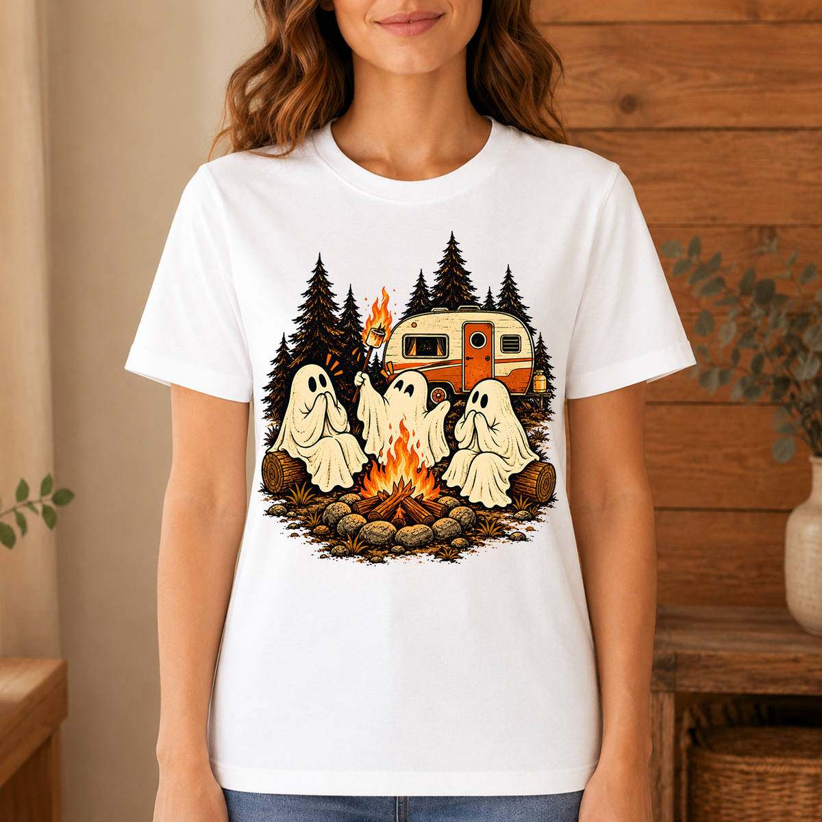 Campfire Marshmallow Mayhem - 4-TS2D-White