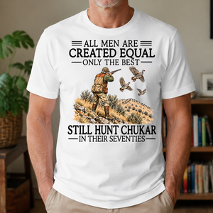 All Men Are Created Equal Chukar Hunting 70s - 4-TS2D-White