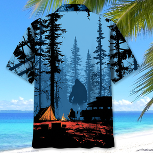 Night Watch Bigfoot Hawaiian Shirt