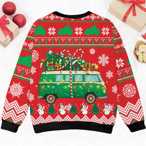 Christmas Camper Vans Ugly Sweater