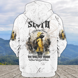 Sloth Hiking Team Will Get There All Over Print Shirt