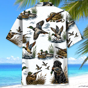 Duck Hunting Pattern Hawaiian Shirt