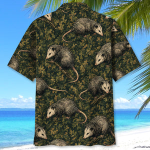Opossum Woodland Hawaiian Shirt