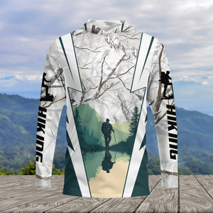 Hiking Winter Camo All Over Print Shirt