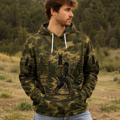 Bigfoot Camouflage Hiking All Over Print Shirt
