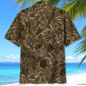 Camouflage Dove Hunting Hawaiian Shirt
