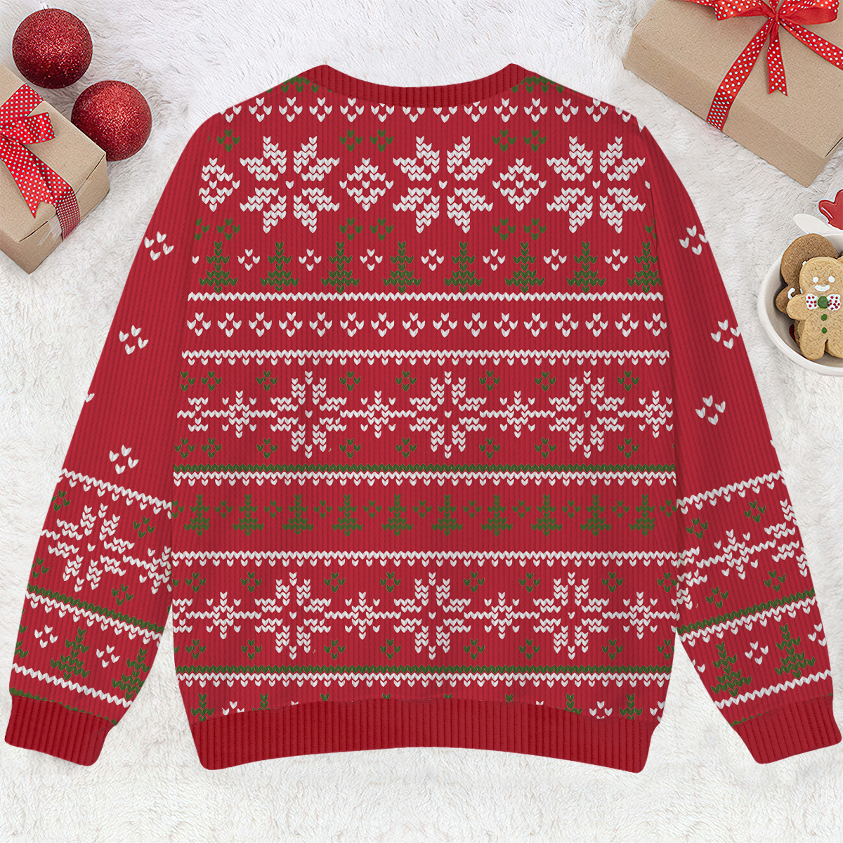 Red That There Is An RV Christmas Ugly Sweater