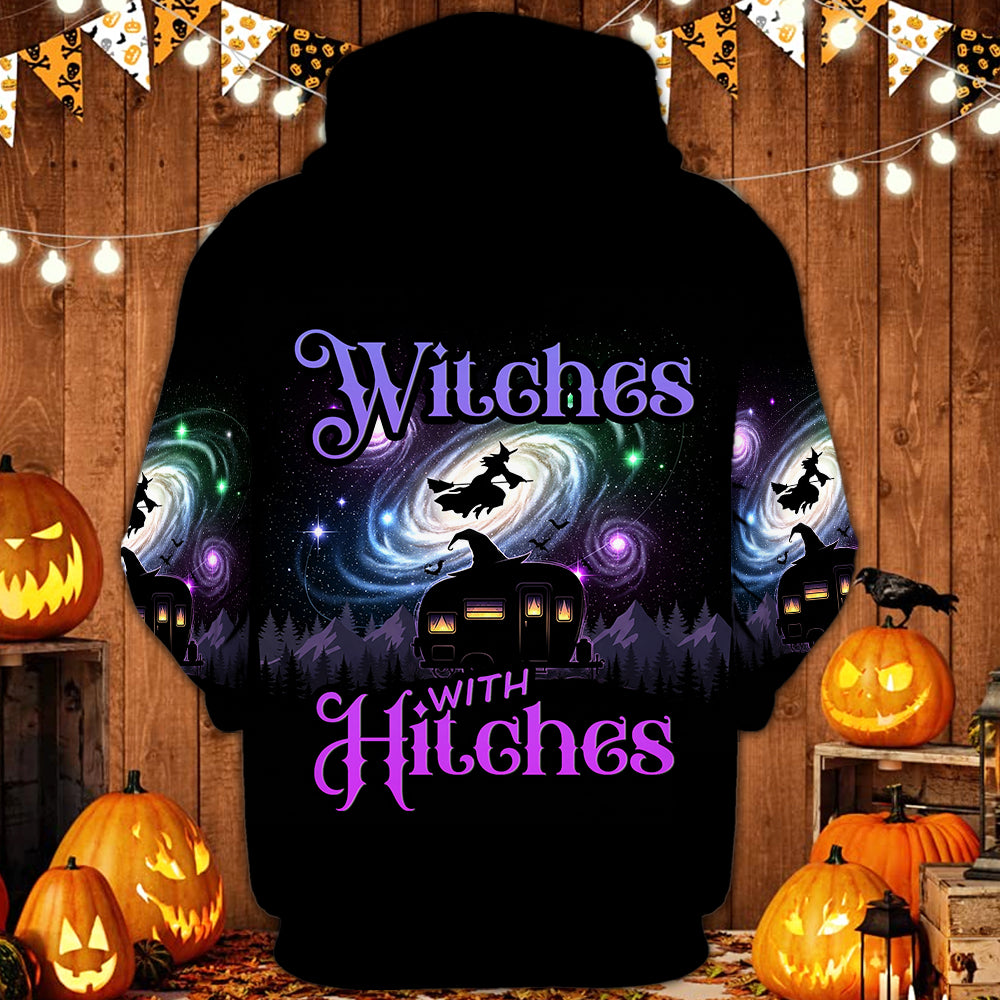 Witches With Hitches All Over Print Shirt