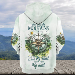 Into The Mountains I Go All Over Print Shirt