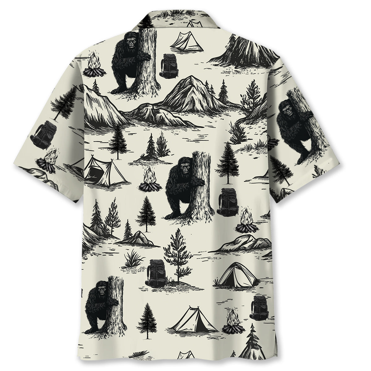 Vintage Camping Hawaiian Shirt