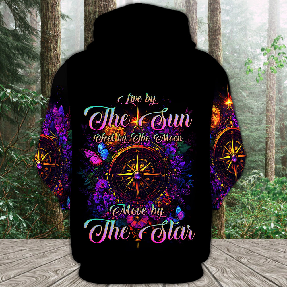 Live By The Sun Feel By The Moon All Over Print Shirt