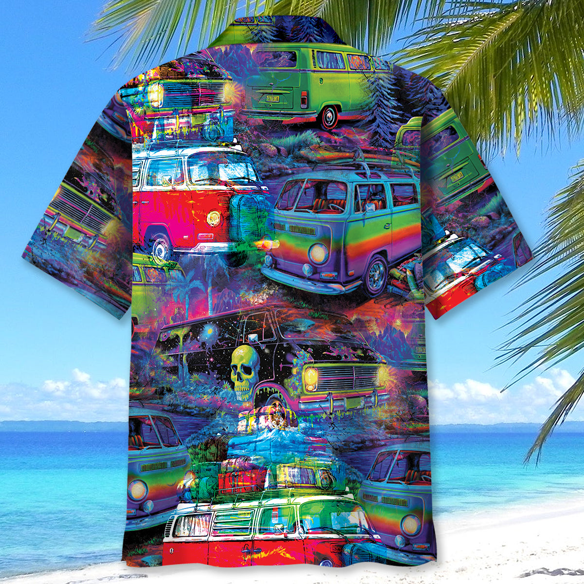 Retro Van Funny Hawaiian Shirt