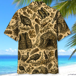 Turkey Hunting Vintage Hawaiian Shirt