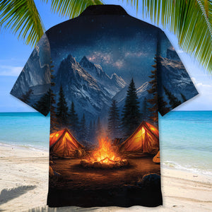Starlit Adventure Camp Hawaiian Shirt