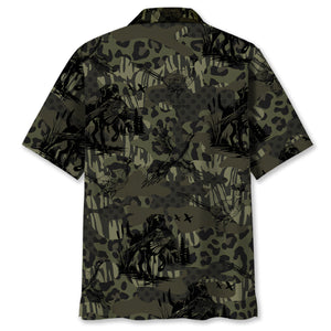 Camouflage Pheasant Hunting Hawaiian Shirt