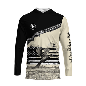Vintage Pheasant Hunting All Over Print Shirtt