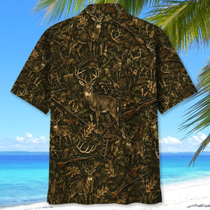 Vintage Deer Hunting Hawaiian Shirt