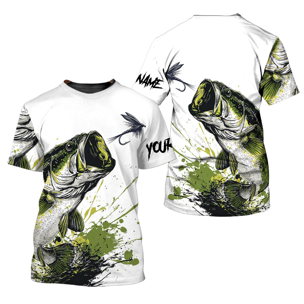 Custom Name Largemouth Bass All Over Print Shirt