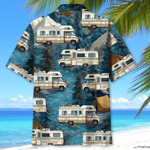 Vintage Class B Motorhome Hawaiian Shirt