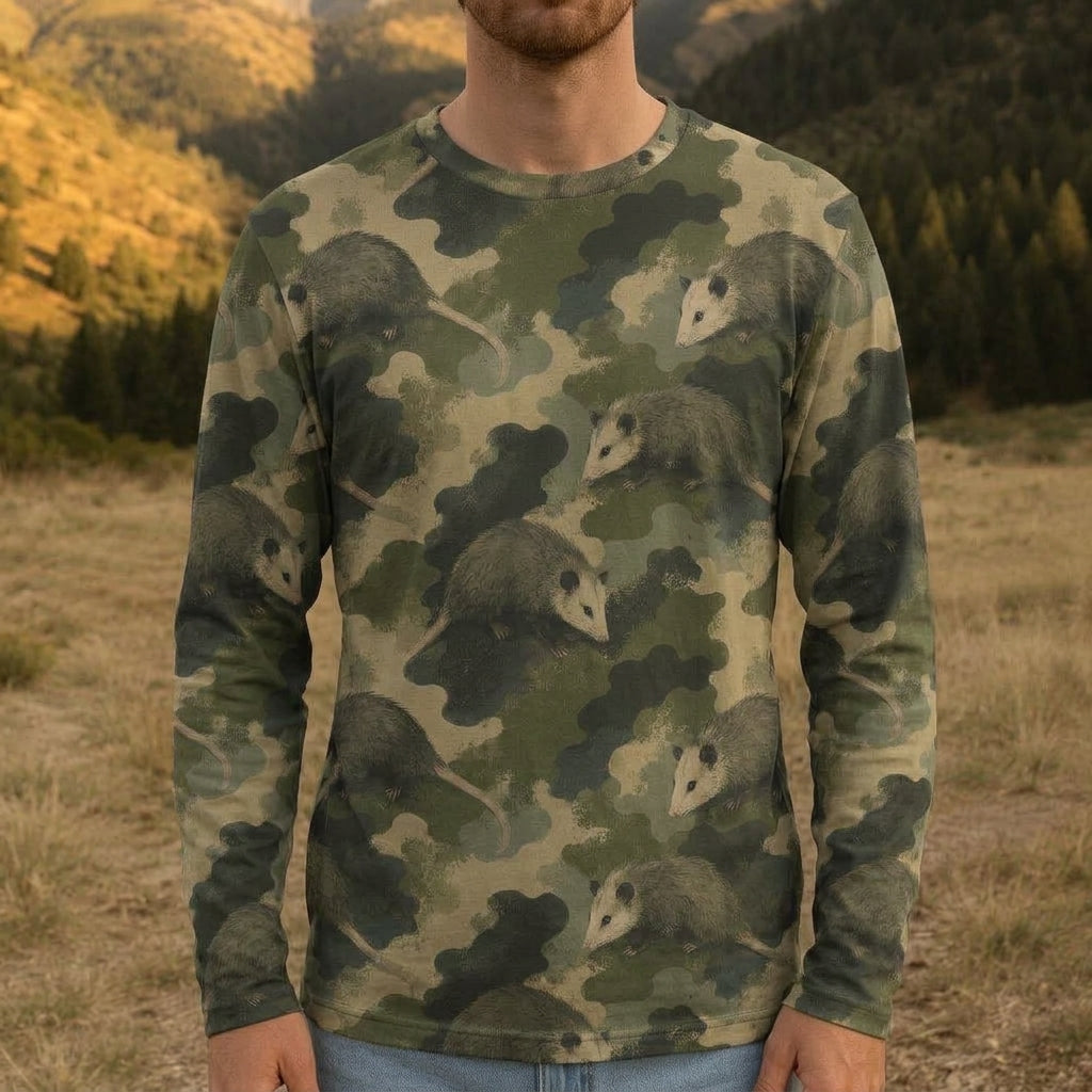 Opossum Camouflage Graphic Shirt