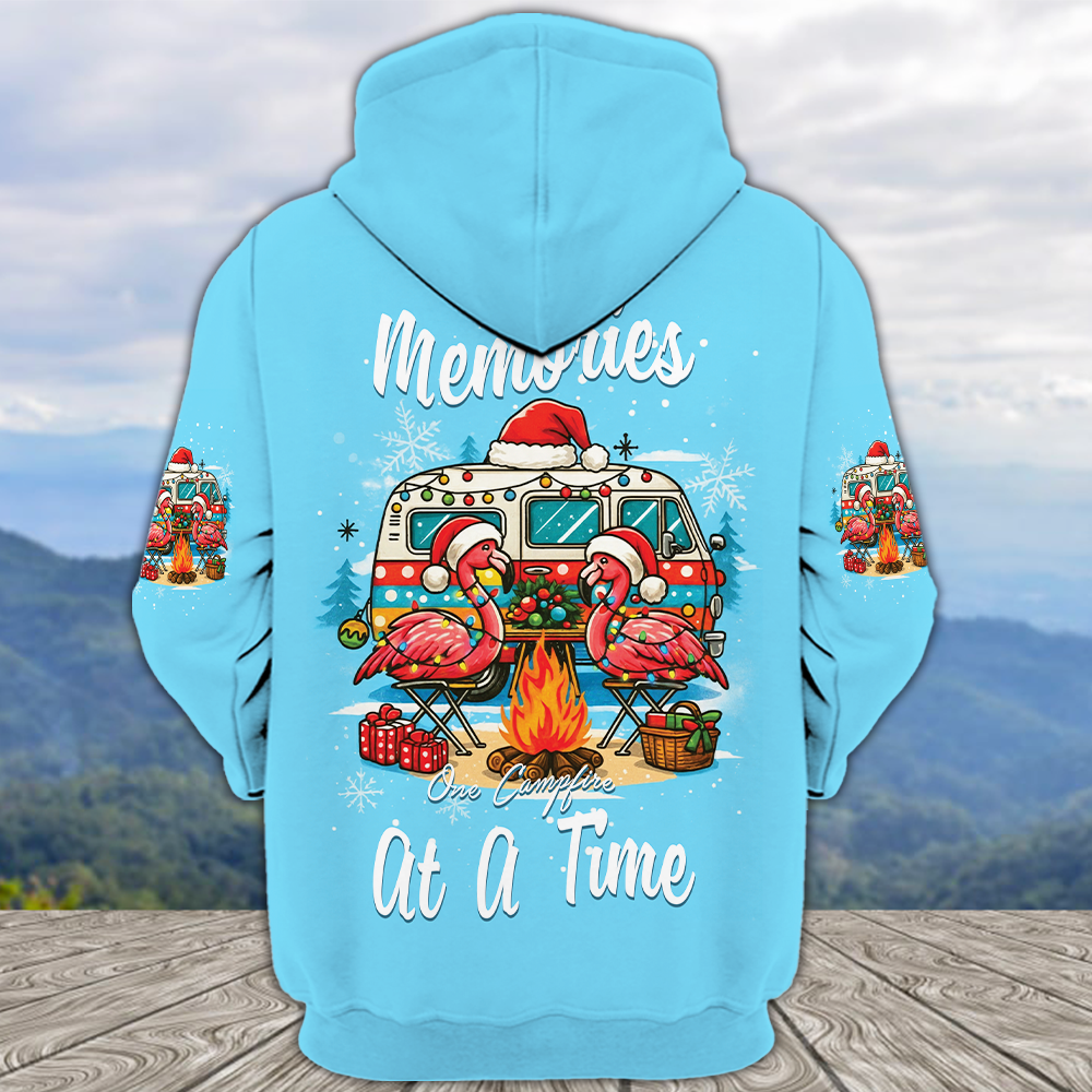 Blue Making Memories One Campfire At A Time All Over Print Shirt