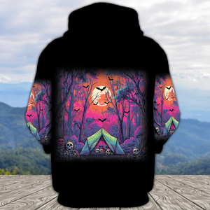 Skull Tent Adventure All Over Print Shirt