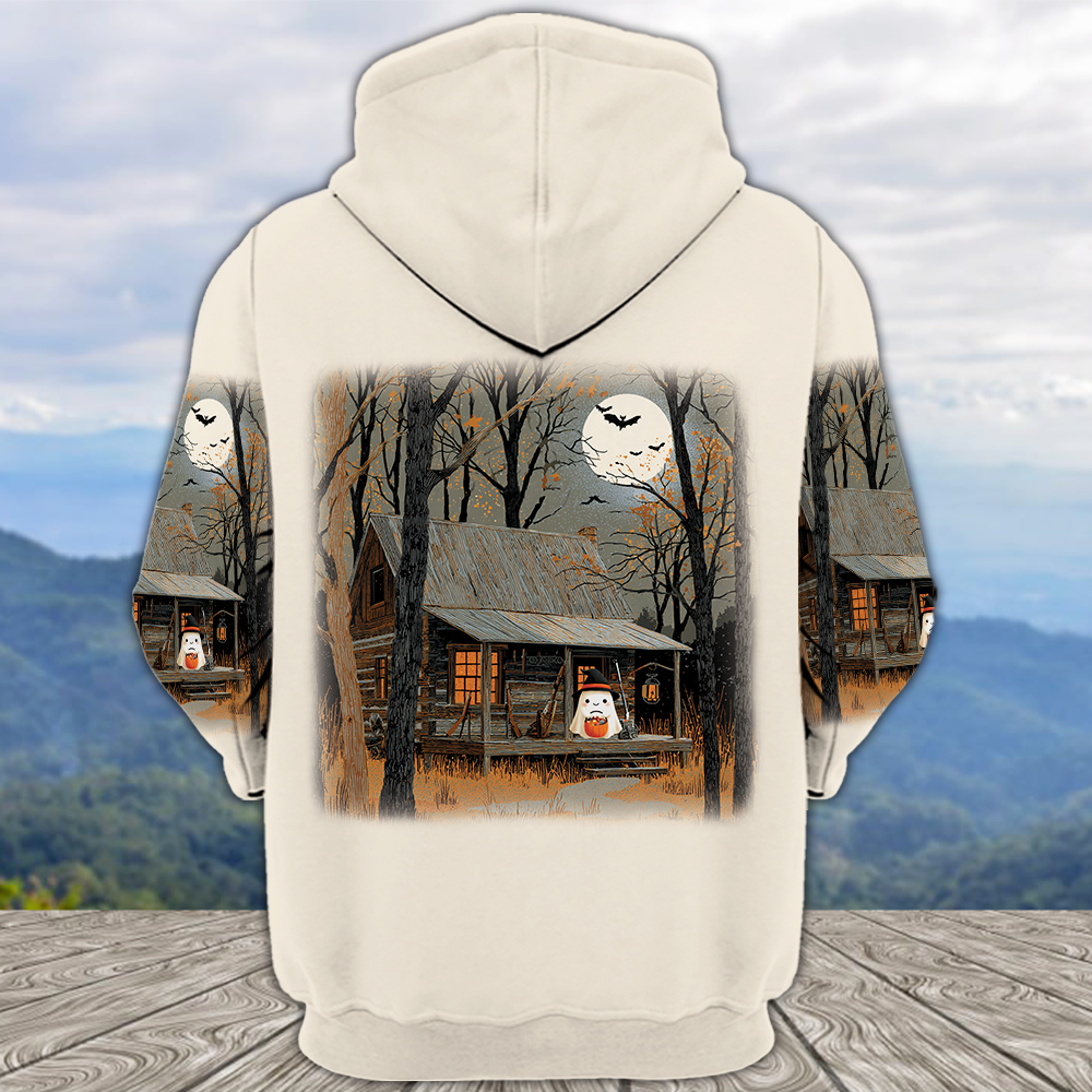 Boo & Candy Haunt Forest All Over Print Shirt