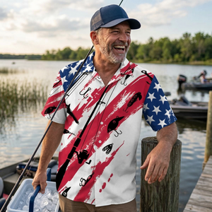 Patriot Fisher Hawaiian Shirt