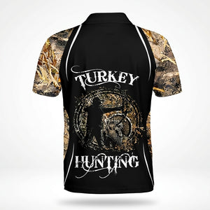 Turkey Hunting With Bow Polo Men Shirt