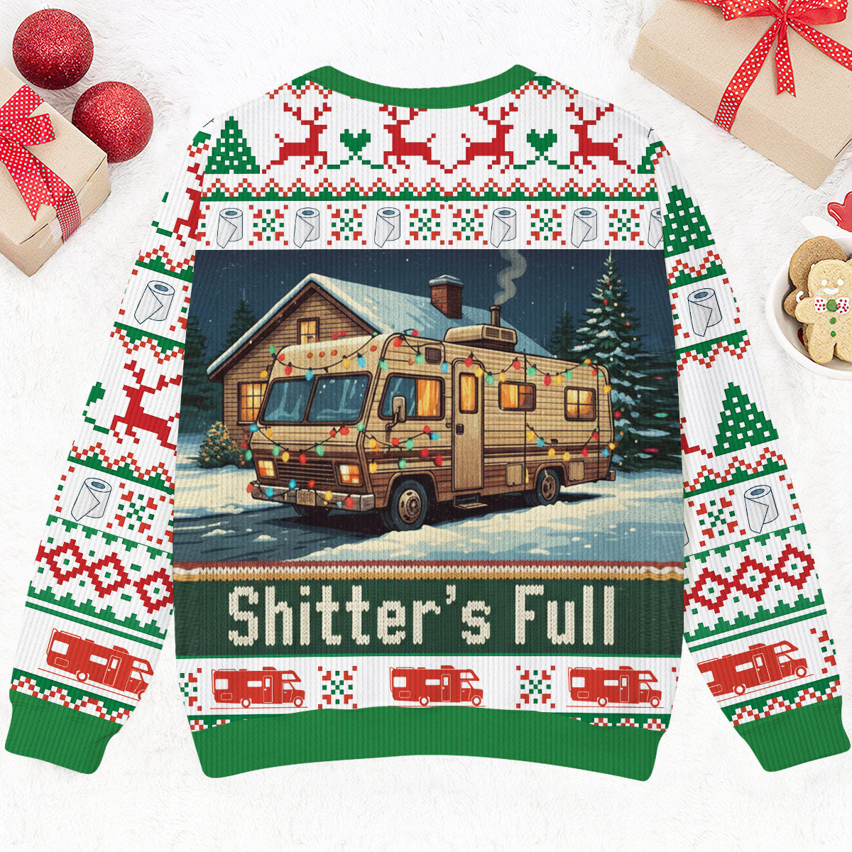 Shitter's Full Funny Ugly Sweater