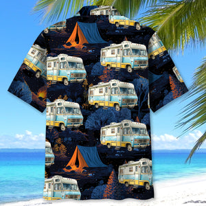 Truck Camper RV Hawaiian Shirt