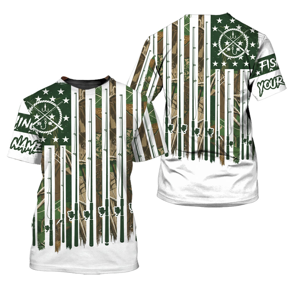 Custom Name Fishing Rods All Over Print Shirt