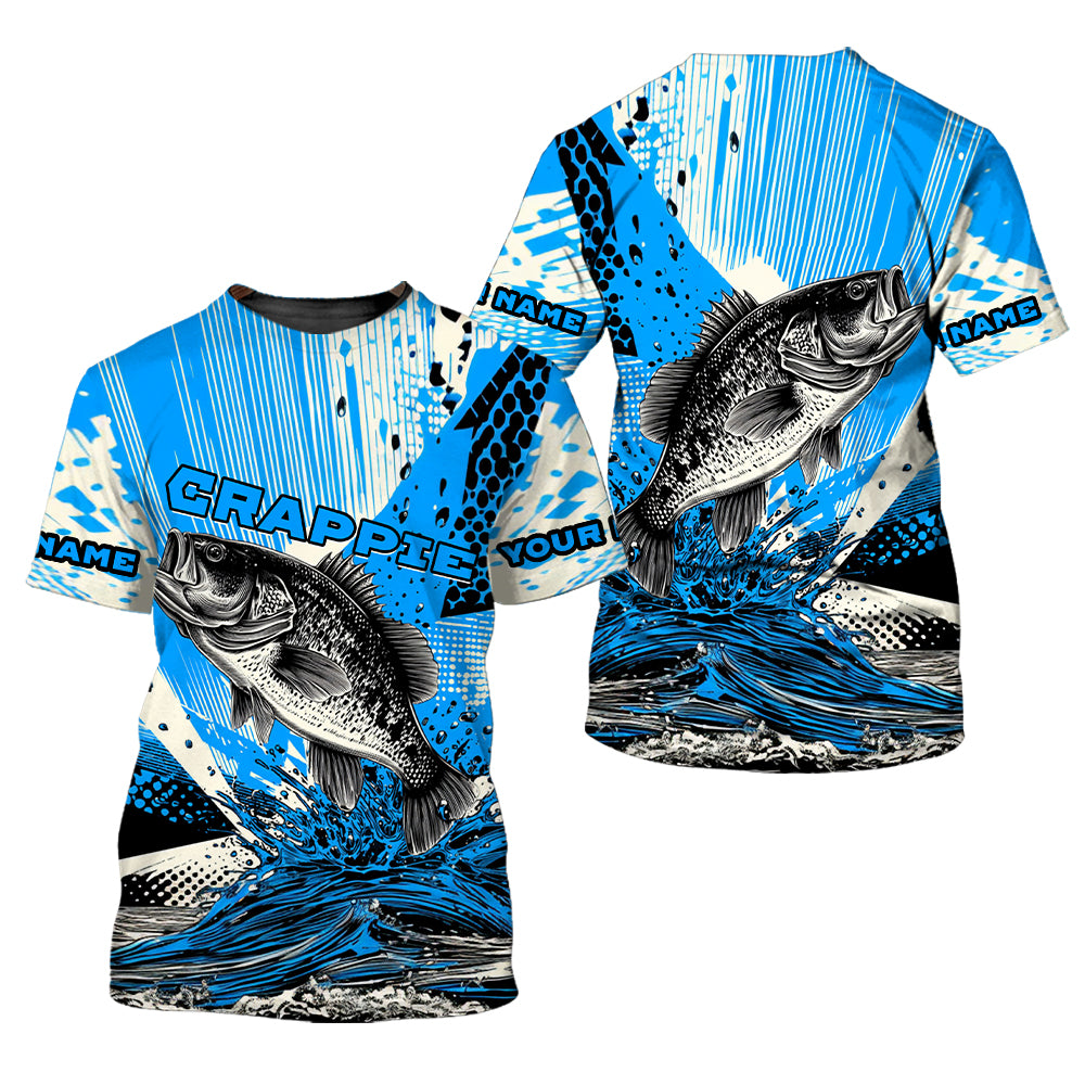 Custom Name Crappie Fish All Over Print Shirt