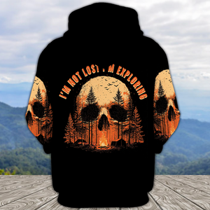 Creepy I'm Not Lost I'm Exploring All Over Print Shirt