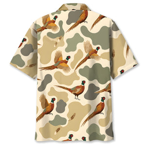 Hunting Pheasant Camouflage Hawaiian Shirt